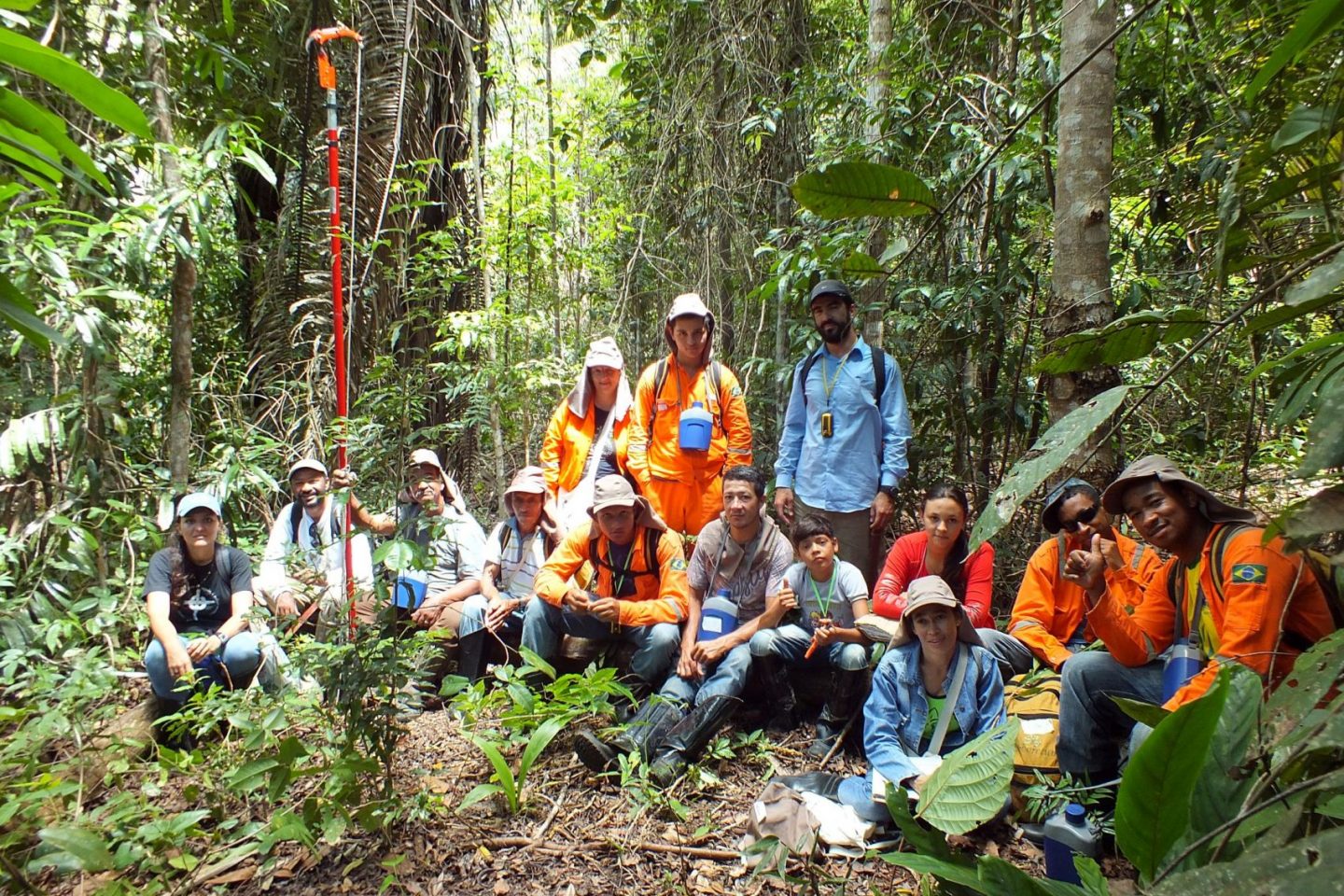 Coletores de sementes na Floresta Nacional do Rio Preto, núcleo do Programa Arboreto: 300 projetos formam Pacto pela Restauração da Mata Atlântica (Foto: Programa Arboretum/Divulgação)