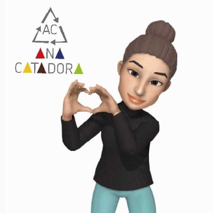 Ana Catadora e sua imagem nas redes sociais: perfil para divulgar programas e projetos de reciclagem (Foto: Reprodução)