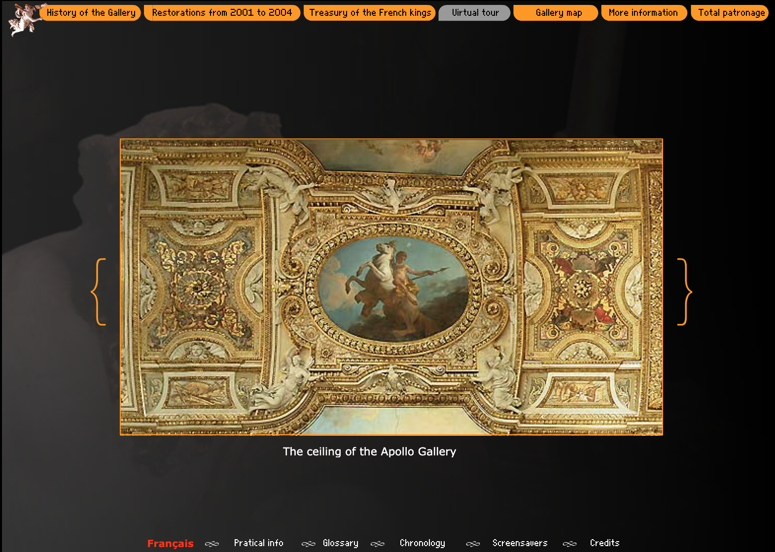 É possível fazer um tour virtual por algumas coleções do Louvre