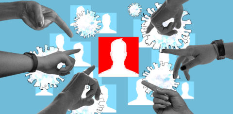 Efeito colateral da pandemia: preconceito, fake news e ódio virtual (Arte: Agência Pública)