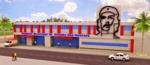 O recém-inaugurado Hospital Dr. Ernesto Che Guevara: 138 leitos exclusivos para covid-19. Foto da Prefeitura de Maricá
