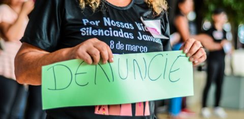 No Dia Internacional da Mulher, protesto na Amazônia pediu fim da violência: dificuldades para denunciar (Bruna Mello/Amazônia Real)