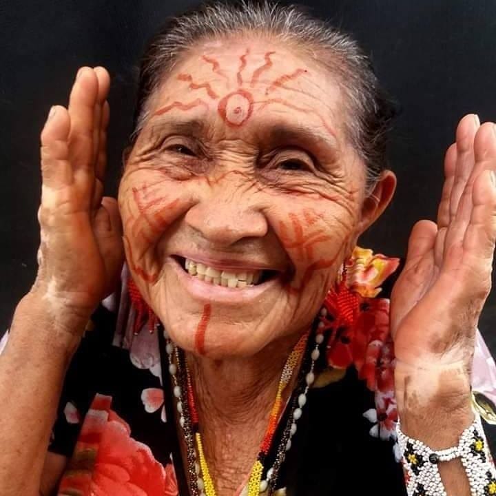 Vó Bernal, idosa indígena que morreu de covid-19 em Roraima: taxa de letalidade entre indígenas é maior que a do país e da região (Foto: Apib)