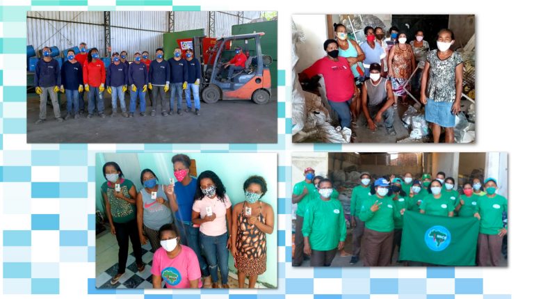 Catadores de materiais recicláveis durante a pandemia