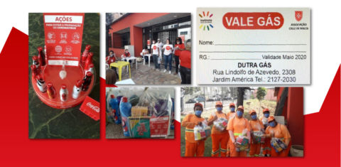 Em Manaus, o Clube de Mães da Japiinlândia distribuiu máscaras de tecido, kits de higiene e cestas básicas