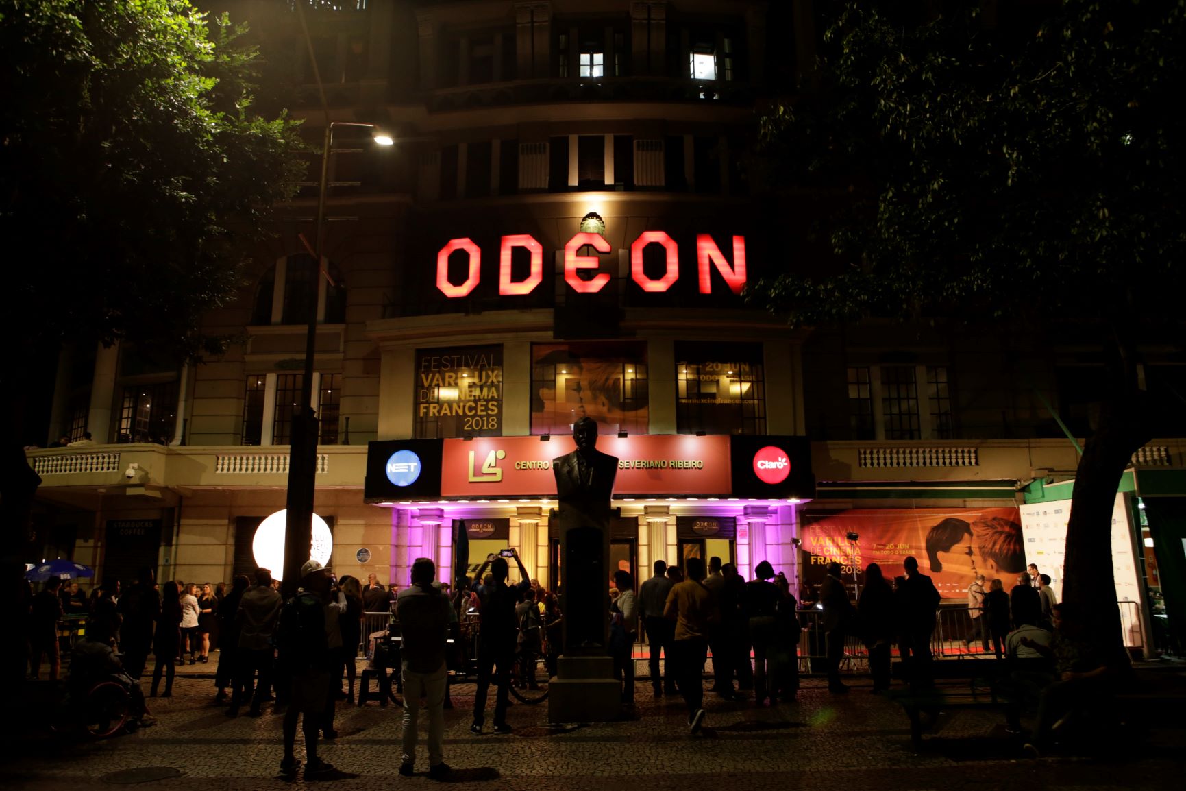 O clássico Odeon, inaugurado em 1926: sobrevivente solitário na Cinelândia (Foto: Divulgação/Festival Varilux)