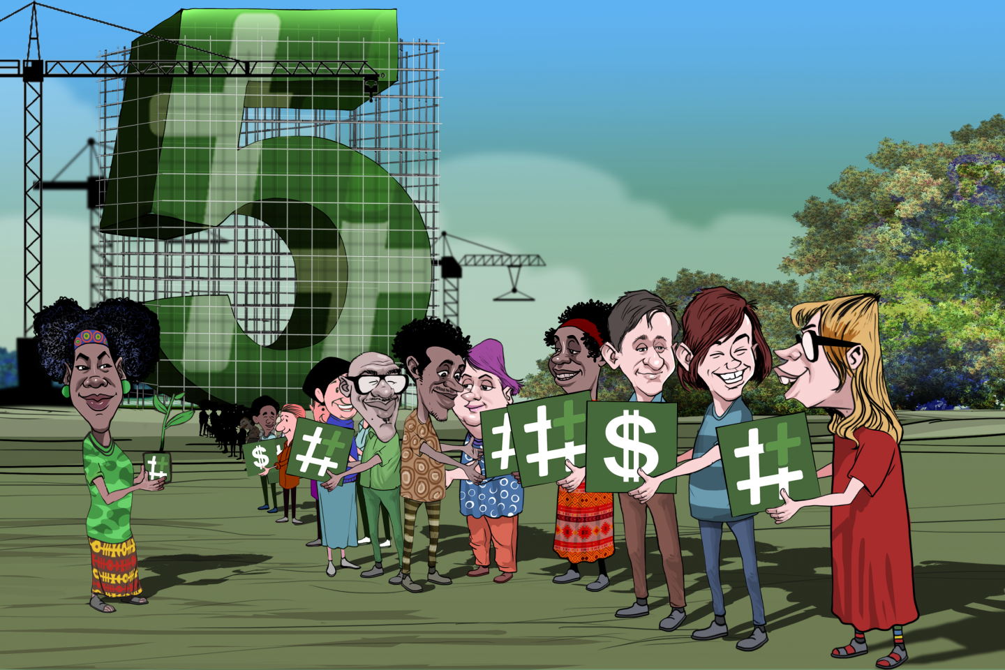 Há cinco anos o #Colabora vem dando a sua contribuição para a construção de um mundo um pouco mais sustentável. Arte Claudio Duarte