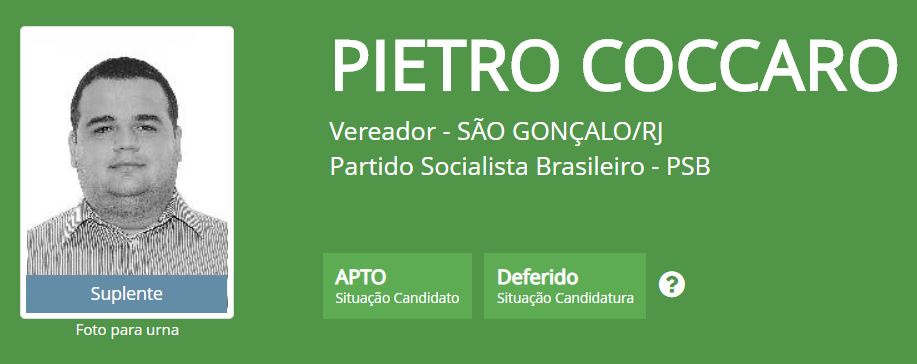 Pietro Coccaro, da Carioca Medicamentos e Material Médico: candidato a vereador em São Gonçalo (Reprodução)