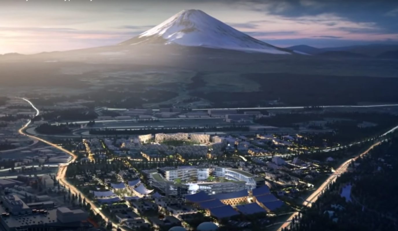 Projeto de cidade do futuro apresentado pela Toyota: carros laboratório para carros autônomos, casas inteligentes e outras tecnologias (Foto: Reprodução)