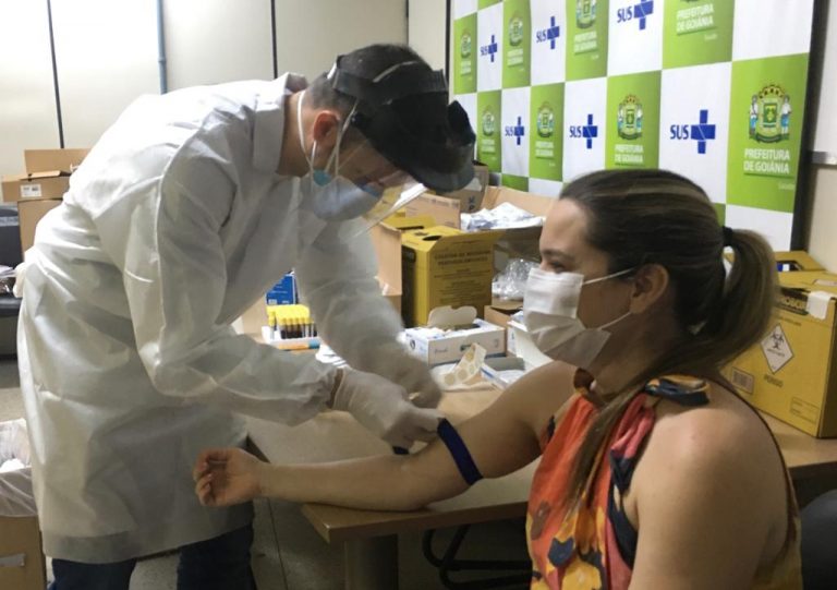 Capital de Goiás começa testagem de todos os profissionais de saúde: disparada de casos no estado (Foto: Prefeitura de Goiânia)