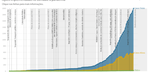 Painel desenvolvido por pesquisadores da Unila permite que a população acompanhe de várias maneiras o avanço da covid-19 em Foz do Iguaçu (Reprodução)