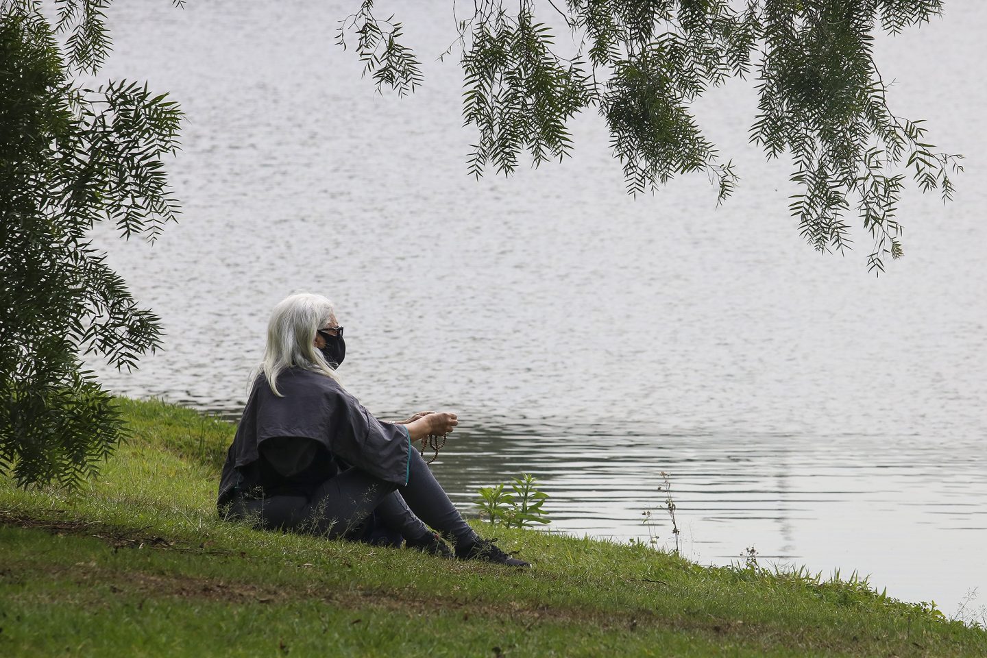 Parque do Ibirapuera após a flexibilização do isolamento social durante a pandemia de covid-19: pesquisa da UFRGS mostra sequelas emocionais dos brasileiros (Foto: Ravena Rosa/Agência Brasil)