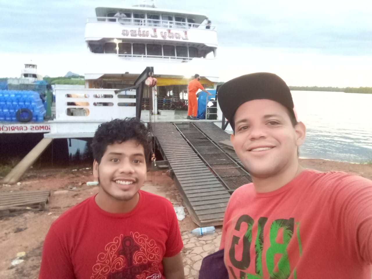 Armando e David, refugiados venezuelanos, no Brasil. Foto/ Arquivo Pessoal