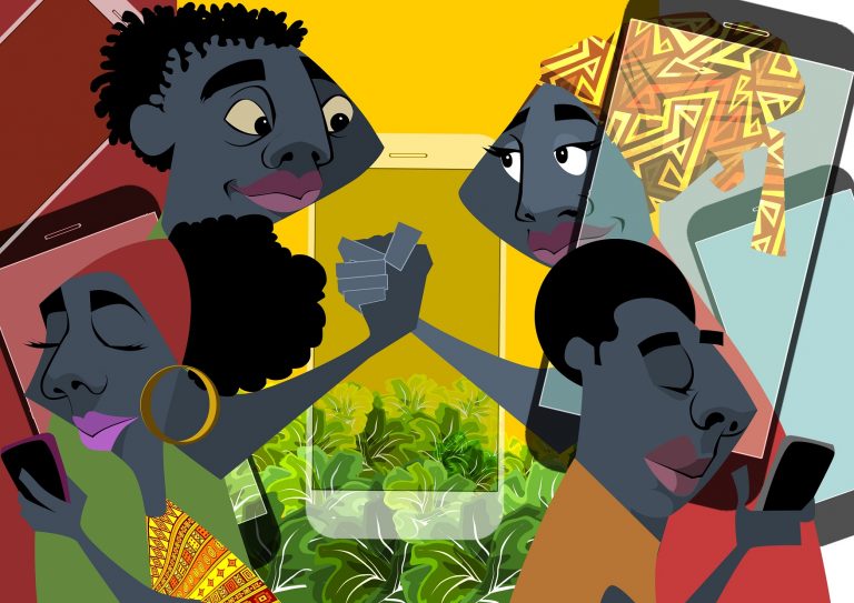 O Ubuntu_Labe, da Coppe/UFRJ, juntou 30 jovens negros para desenvolver projetos que tornem o Rio mais inclusivo, tecnológico e digno de se viver. Arte Claudio Duarte