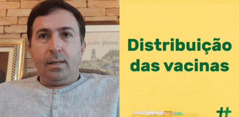 O biólogo Gabriel Cabral fala dos desafios para a distribuição das vacinas: "o maior desafio é ter todas as vacinas possíveis"