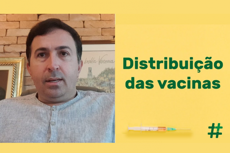 O biólogo Gabriel Cabral fala dos desafios para a distribuição das vacinas: "o maior desafio é ter todas as vacinas possíveis"