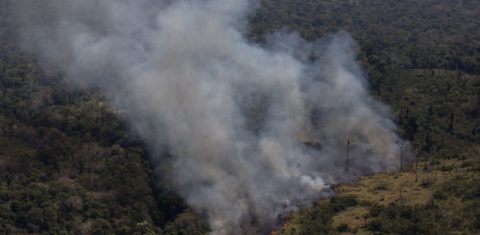 Questão climática: queimada na Amazônia