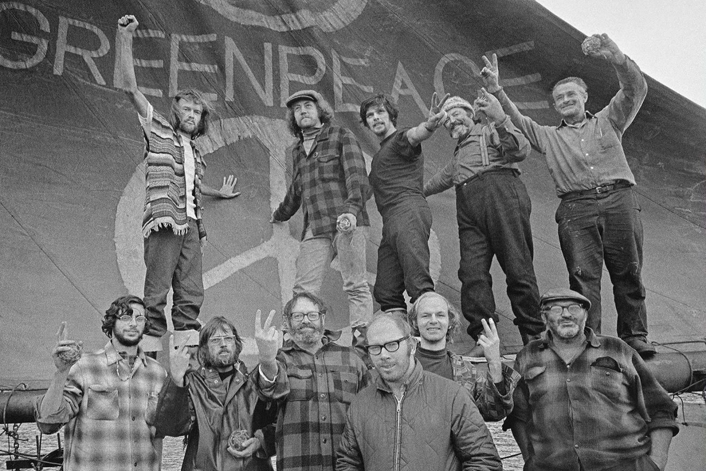 Primeira ação do Greenpeace em 1971. Foto de Divulgação