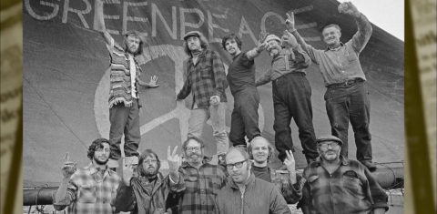 Primeira ação do Greenpeace em 1971. Foto de Divulgação