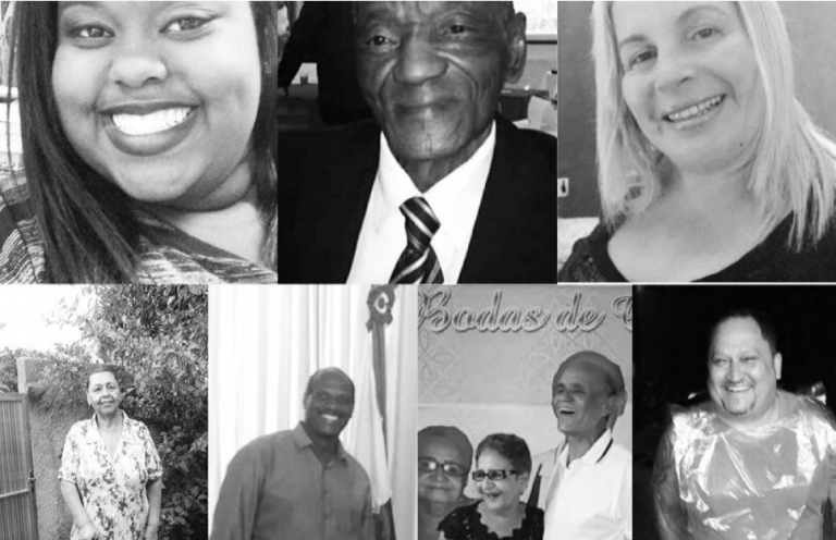 Angélica, Isidório, Roberta, Ramilde, Ary, Joaquina, Paulo: vítimas da covid vivem na memória dos mortadores da Maré (Arte: Maré de Notícias)