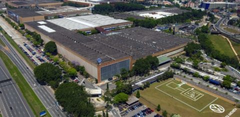 Fábrica da Volkswagen em São Bernardo do Campo: fechamento por causa da pandemia. Reprodução