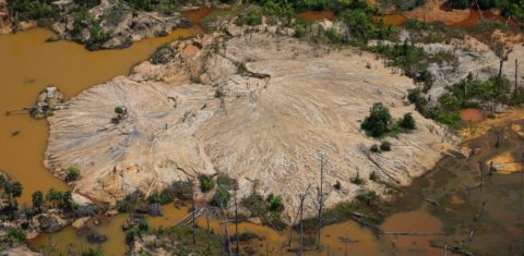 Garimpo ilegal na Terra Yanomami: aumento de 30% na atividade (Foto: Chico Batata / Greenpeace / Amazônia Real)
