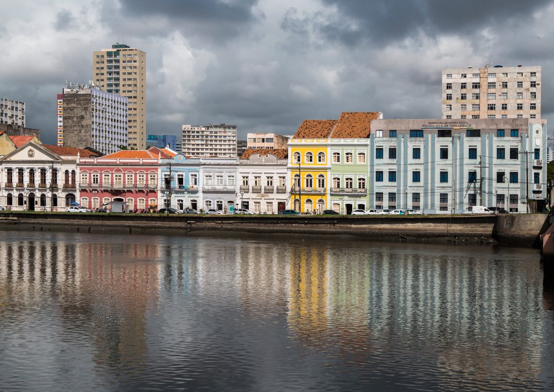 Recife Antigo: região de confluência onde onde o Rio Beberibe encontra o Capibaribe