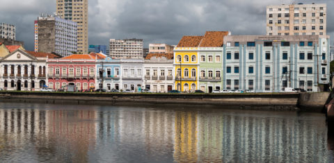 Recife Antigo: região de confluência onde onde o Rio Beberibe encontra o Capibaribe