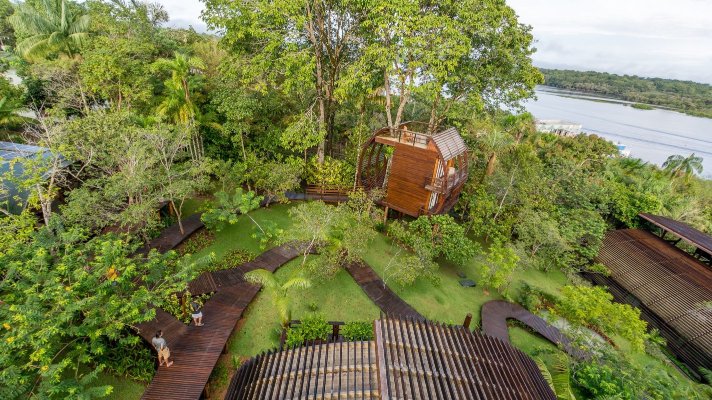 Hotel sustentável: Mirante do Gavião, no Amazonas