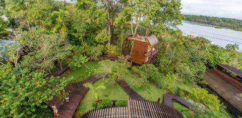 Hotel sustentável: Mirante do Gavião, no Amazonas