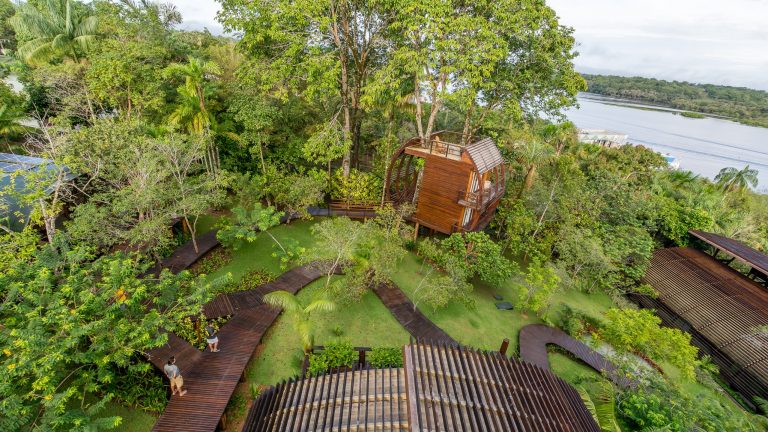 Hotel sustentável: Mirante do Gavião, no Amazonas