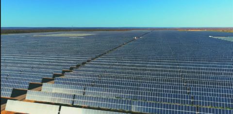 A Usina Solar Nova Olinda, no Piauí, com mais de 900 mil painéis solares: reciclagem de equipamentos é desafio para energia solar (Foto: Divulgação/Governo do Piauí)