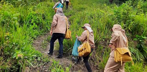 Agentes sanitários em ação contra a malária no interior do Pará: estudo mostra que desmatamento facilita disseminação de doenças na Amazônia (Foto: Agência Pará - 18/04/2021)