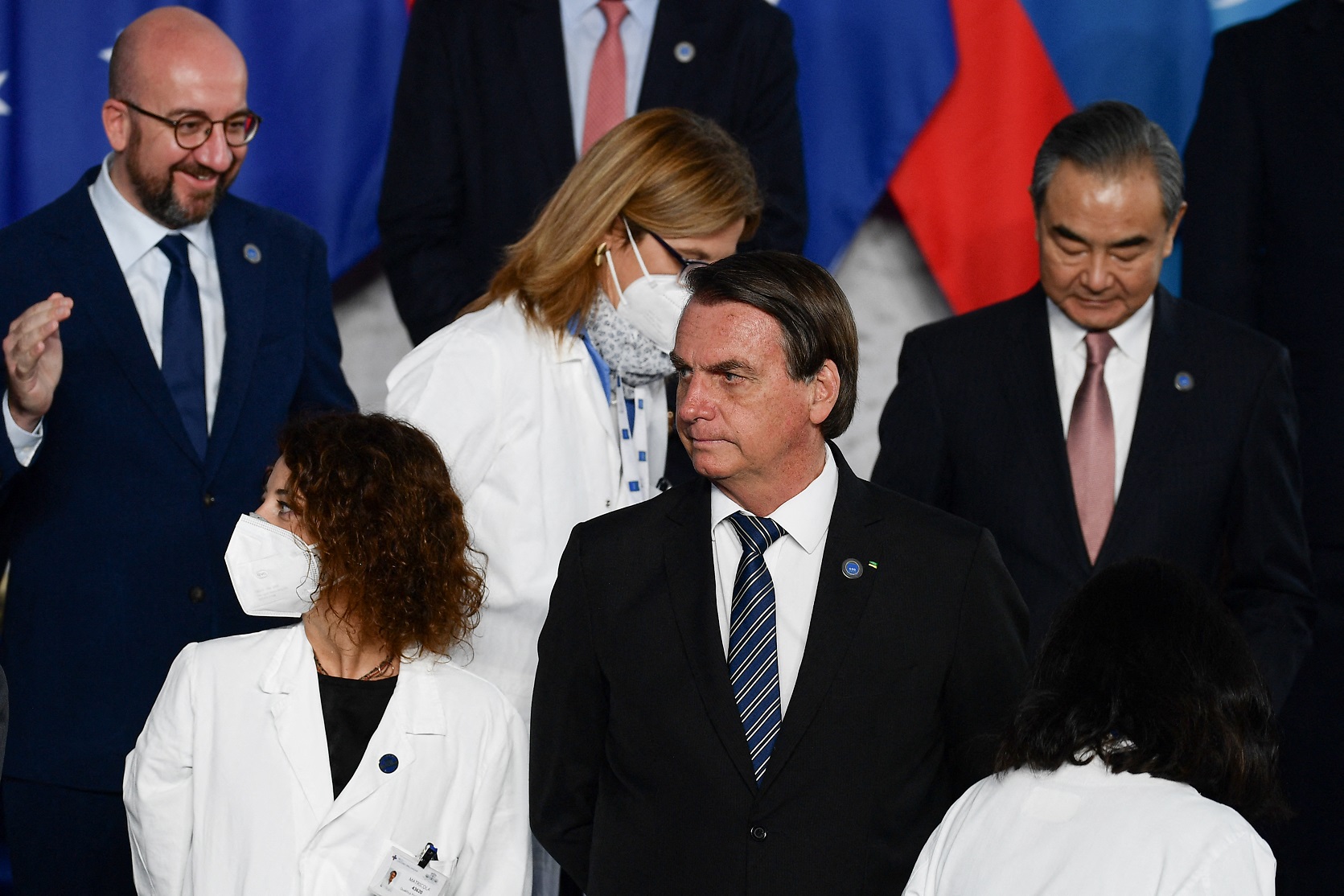Bolsonaro faz figuração no encontro do G20: não foi diplomático e nem construiu alianças para o futuro. Foto Filippo Monteforte/AFP