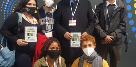 Jovens lideranças climáticas vão à COP26 em defesa do ensino climático nas escolas. (Foto: Arquivo Pessoal)