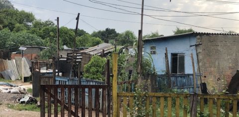 Comunidade de Quatro Rodas, em Caxias, não tem sequer fiação para receber fornecimento de energia. Foto Igor Soares. Março/2021