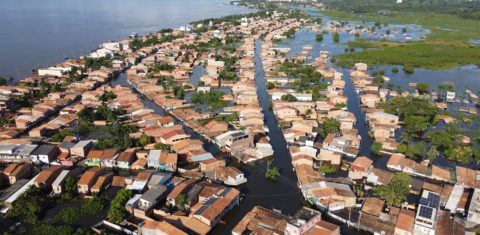 Marabá submersa pela cheia do Tocantins, a maior em 32 anos: pesquisadores apontam conjunção de eventos climáticos extremos (Foto: Paulo Cezar / Agência Pará)
