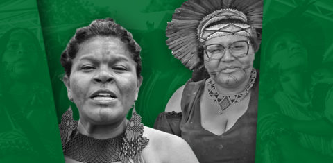 Sônia Guajajara e Uruba Pataxó
