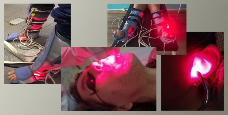Aparelhos que combinam laser, ultrassom e pressão negativa ajudam a regenerar tecidos e tratar lesões musculares, articulares, neurológicas, dermatológicas e pulmonares provocadas pela covid-19 (Fotos: Cepof/Divulgação)