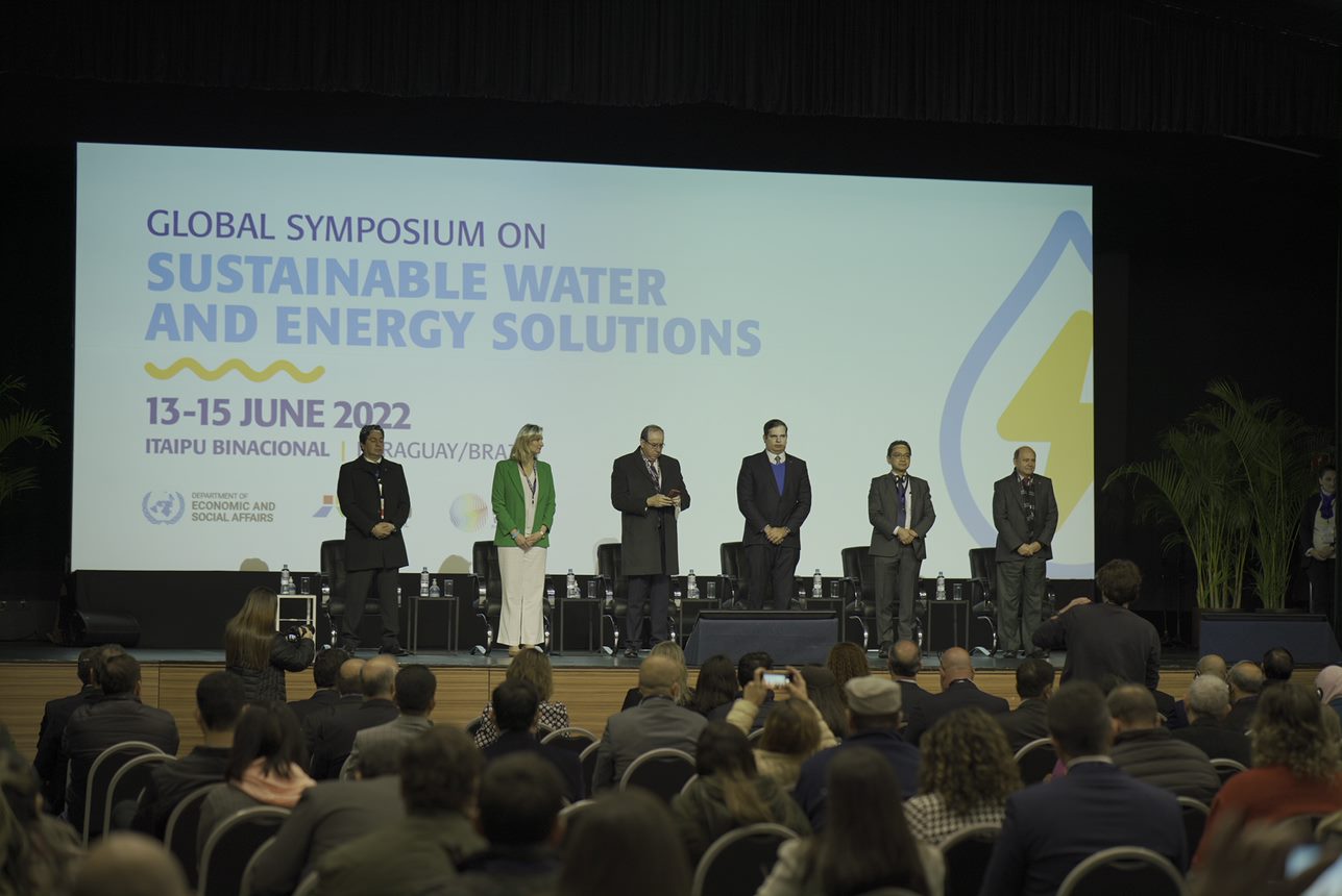 Cerimônia de abertura do Simpósio Global de Soluções Sustentáveis para Água e Energia. Foto Alexandre Marchetti/Itaipu Binacional