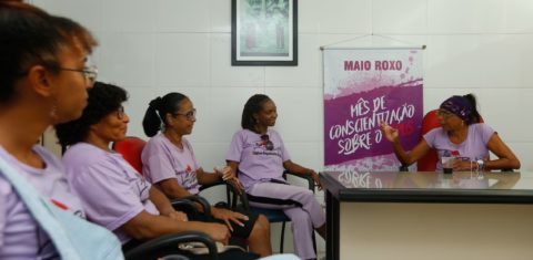 Reunião da Associação Lúpicos Organizados da Bahia: mulheres com lúpus enfrentam racismo e falta de atenção (Foto: Rafael Martins)