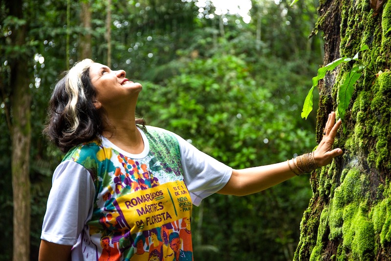 Claudelice Santos, ambientalista no Pará: solidão na defesa da floresta (Foto: Arquivo Pessoal)