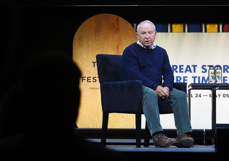 O fundador da Patagonia, Yvon Chouinard, fala sobre entretenimento e publicidade e um evento em Nova York. Foto Ben Gabbe/Getty Images via AFP (Abril/2019)