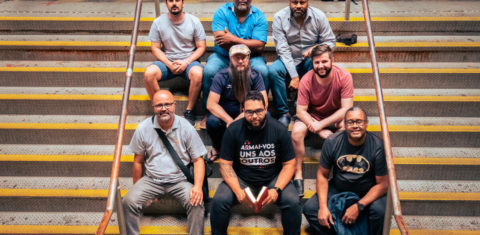 Pastores progressistas reunidos em Belo Horizonte: grupo de apoio criado após assédios e ameaças (Foto: Tamás Badolay / Agência Pública)