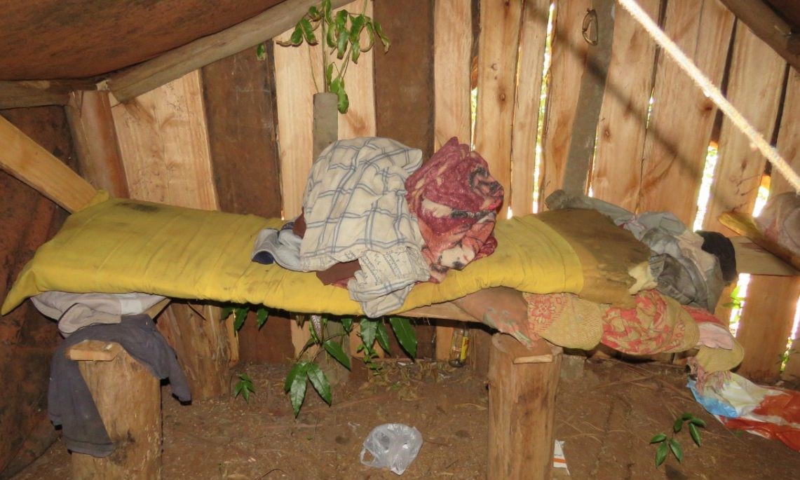 Acampamento para indígenas em condições análogas à escravidão em Mato Grosso do Sul: "tratados como bichos", na definição de auditor fiscal (Foto: Foto: Superintendência Regional do Trabalho/ MS - 19/04/2022)