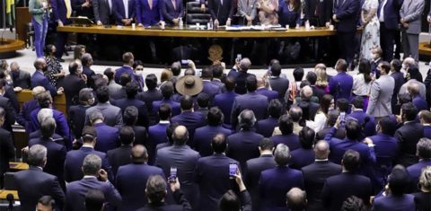 Plenário da Câmara lotado na eleição da Mesa: mais de 60% dos eleitos são homens brancos (Foto: Cleia Viana / Câmara dos Deputados - 03/02/2021)