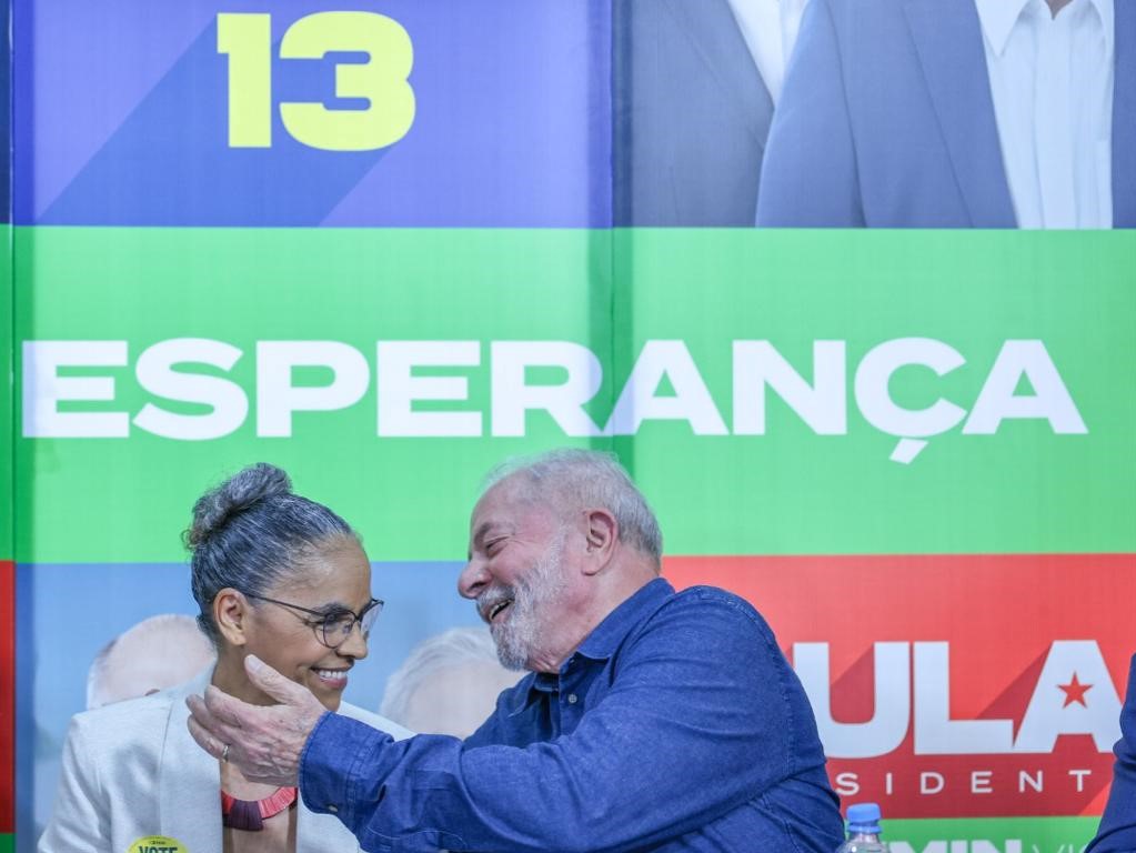 Lula com Marina durante evento de adesão da ex-ministra à campanha: esperança de novos tempos para o Meio Ambiente (Foto: Ricardo Stuckert - 12/09/2022)