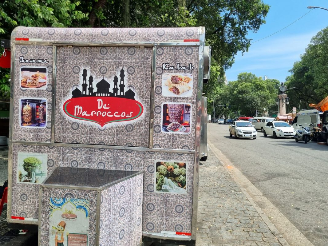 De Marrocos, food truck na Glória: uma presença marroquina nas ruas do Rio (Foto: Oscar Valporto)