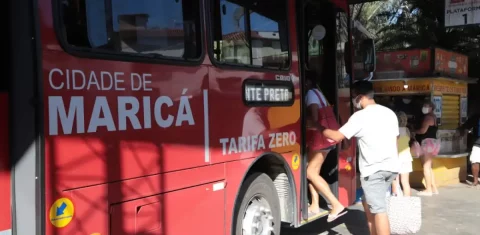 Na cidade de Maricá, no Rio de Janeiro, a tarifa zero para os ônibus urbanos funciona desde de 2013. Foto Divulgação