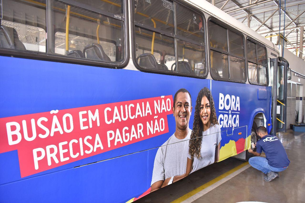 Em Caucaia, no Ceará, número de passageiros passou de 500 mil para 2 milhões após a adoção da tarifa zero. Foto Divulgação